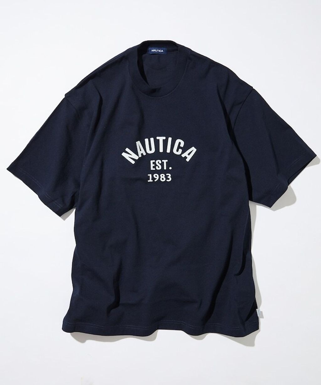 NAUTICA 小logo純棉短袖上衣_6