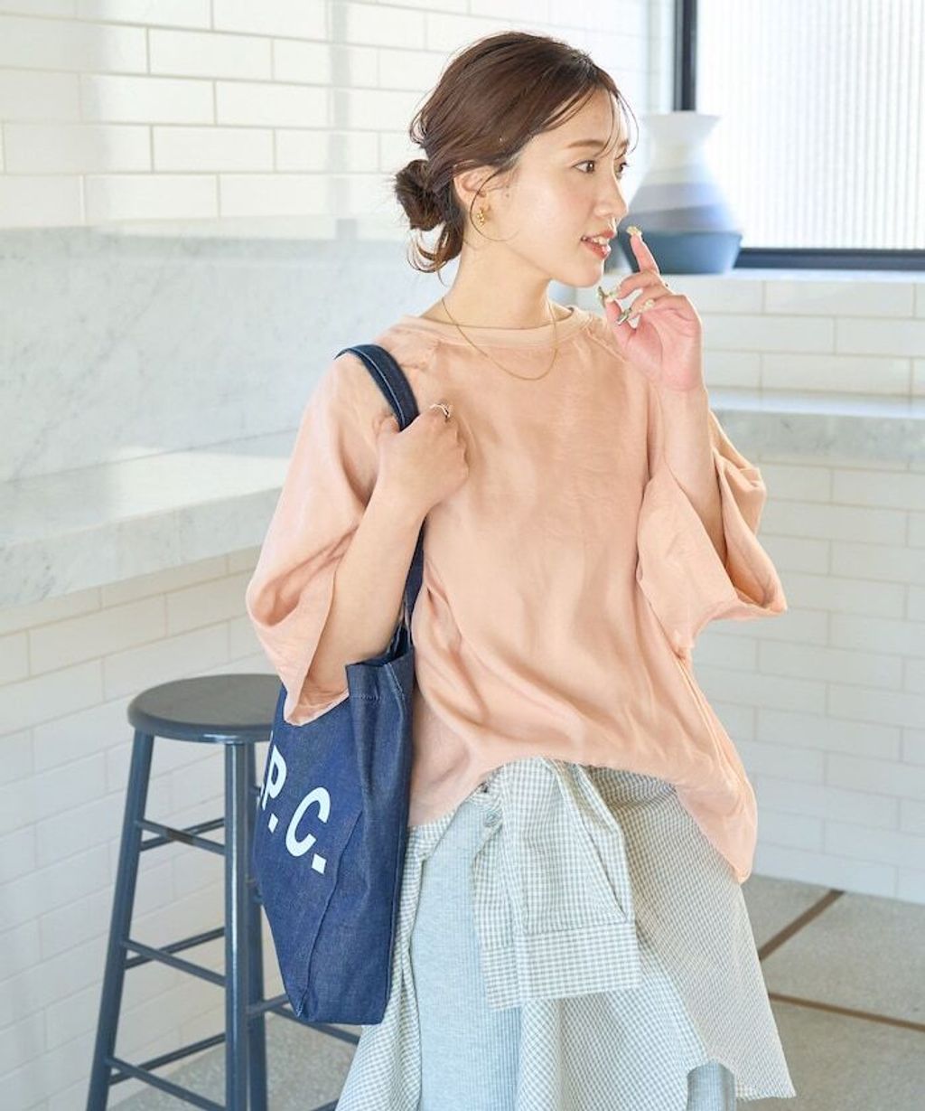 FREAKS STORE 歐根紗拼接落肩短袖_7