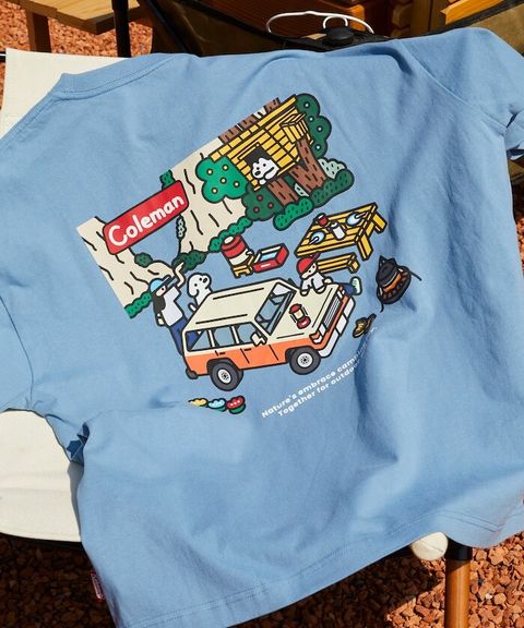 Coleman×FREAK'S STORE 狗狗露營短袖上衣_5