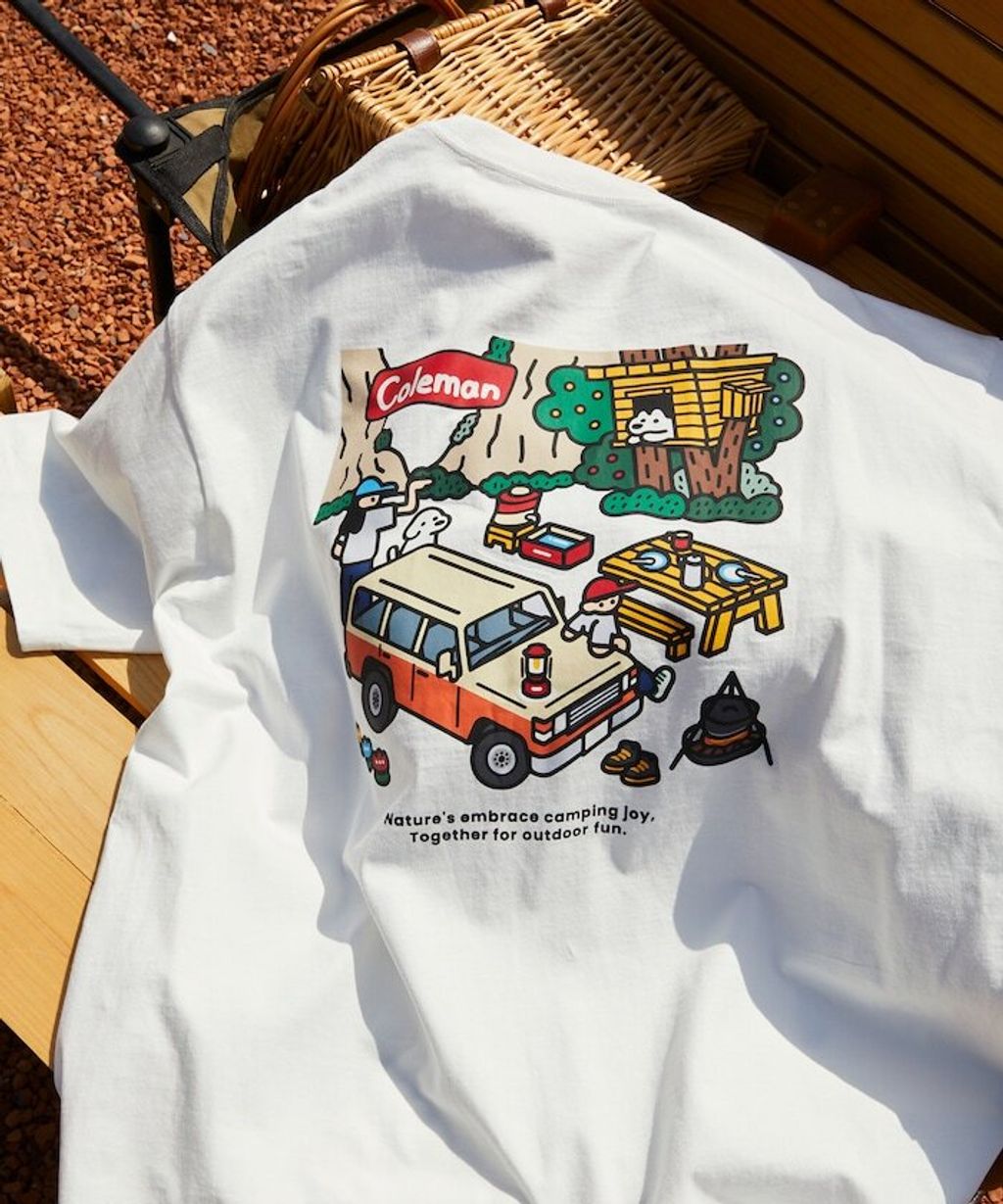 Coleman×FREAK'S STORE 狗狗露營短袖上衣_1
