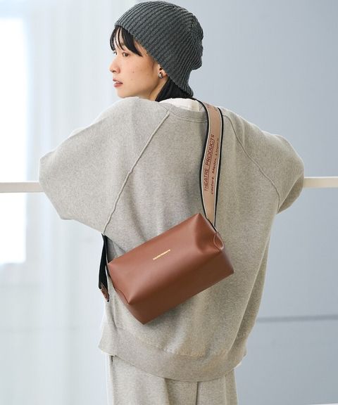 THEATRE PRODUCTS × FREAKS STORE 提花織帶類皮革方形斜背包_3