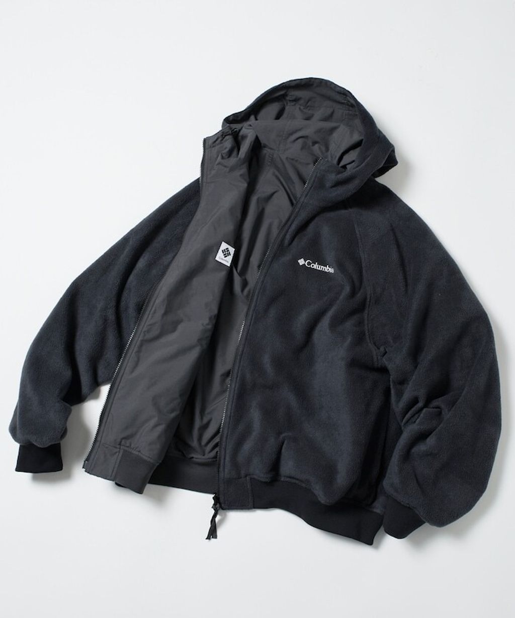 Columbia×FREAKS STORE 雙面兩穿連帽刷毛外套_43