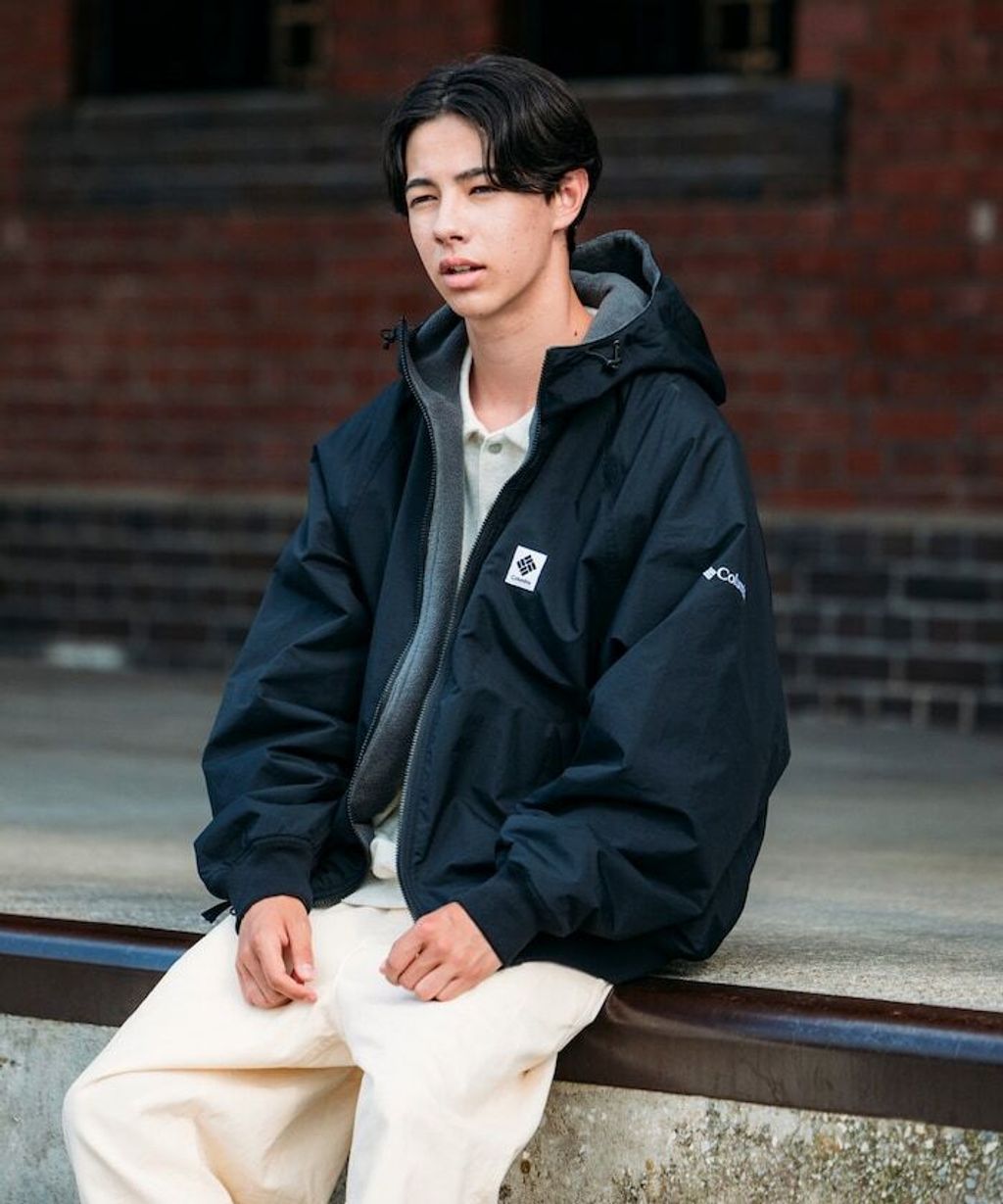 Columbia×FREAKS STORE 雙面兩穿連帽刷毛外套_32