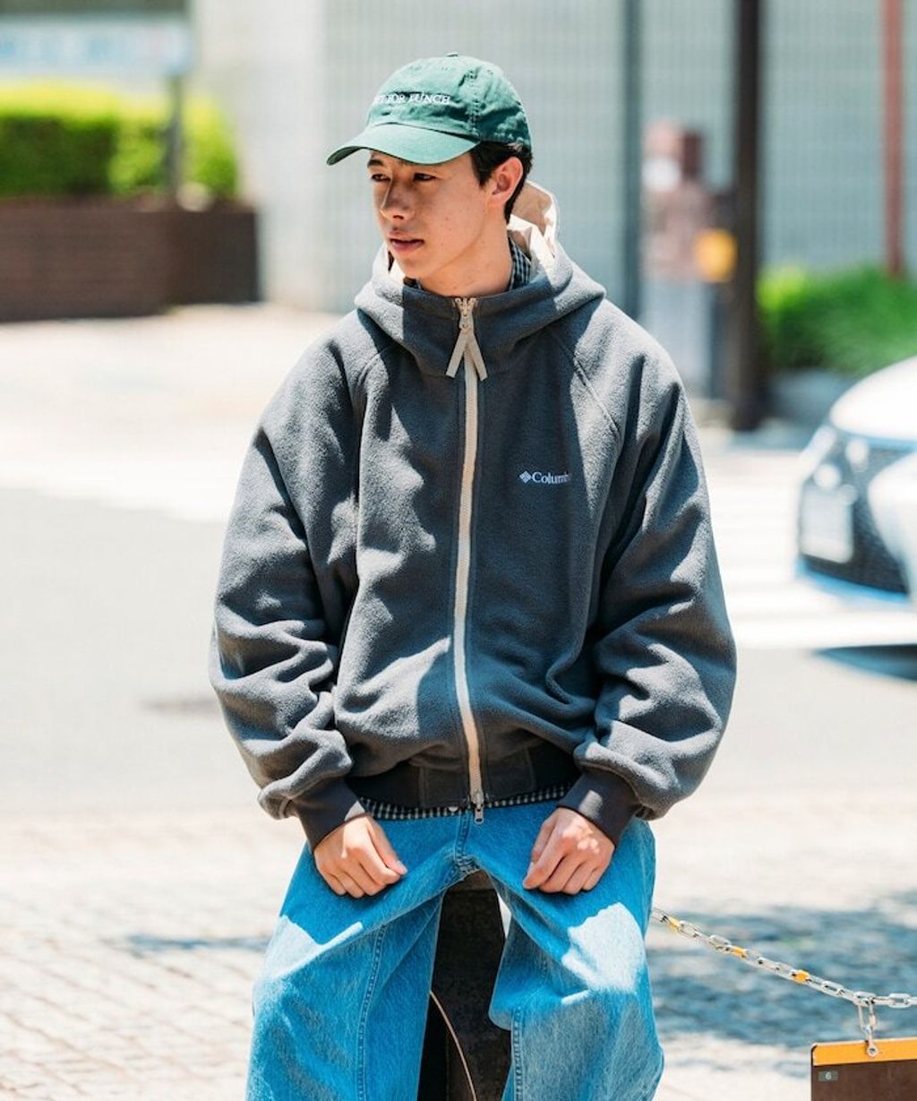 Columbia×FREAKS STORE 雙面兩穿連帽刷毛外套_20