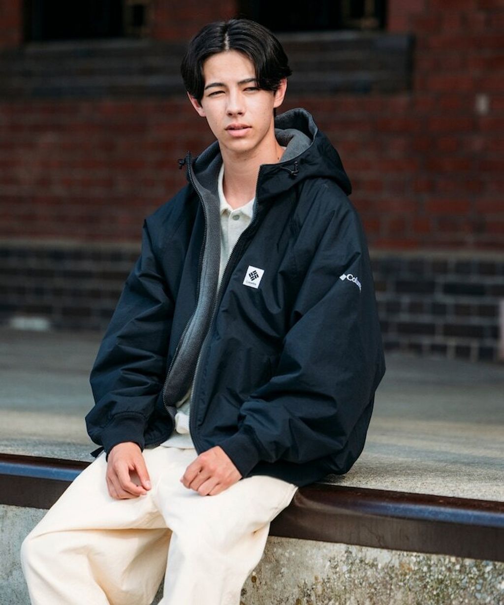 Columbia×FREAKS STORE 雙面兩穿連帽刷毛外套_33