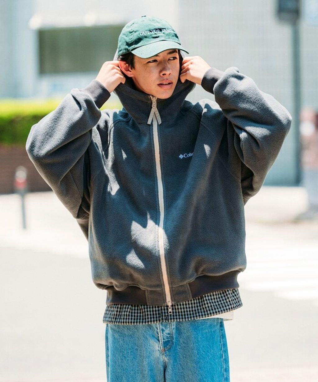 Columbia×FREAKS STORE 雙面兩穿連帽刷毛外套_21