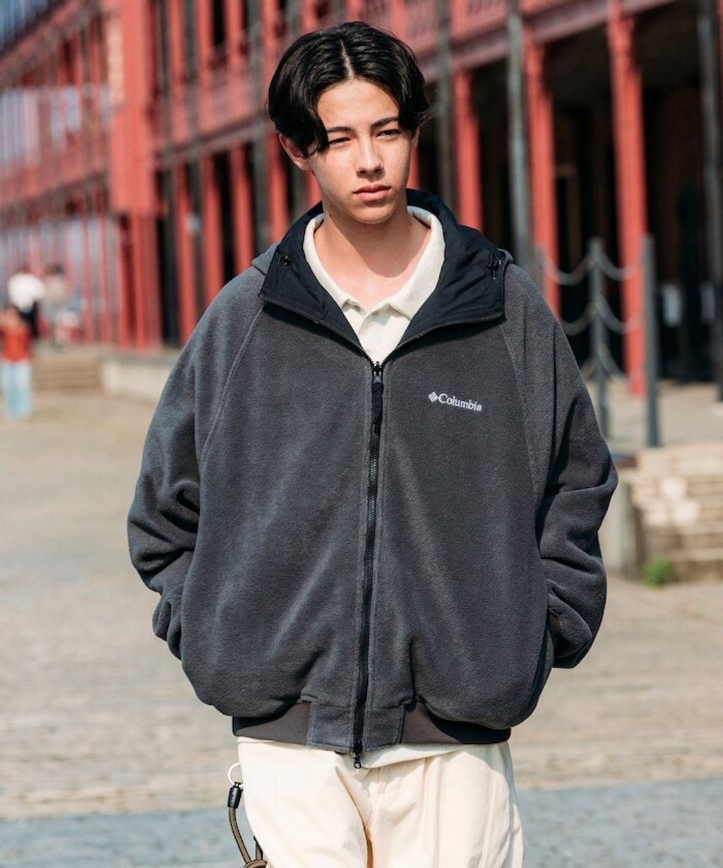 Columbia×FREAKS STORE 雙面兩穿連帽刷毛外套_39