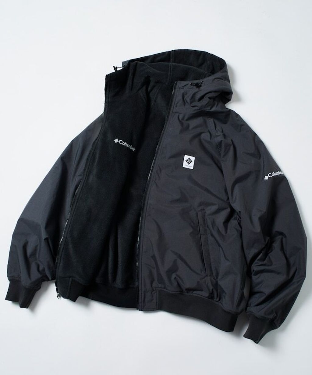 Columbia×FREAKS STORE 雙面兩穿連帽刷毛外套_4