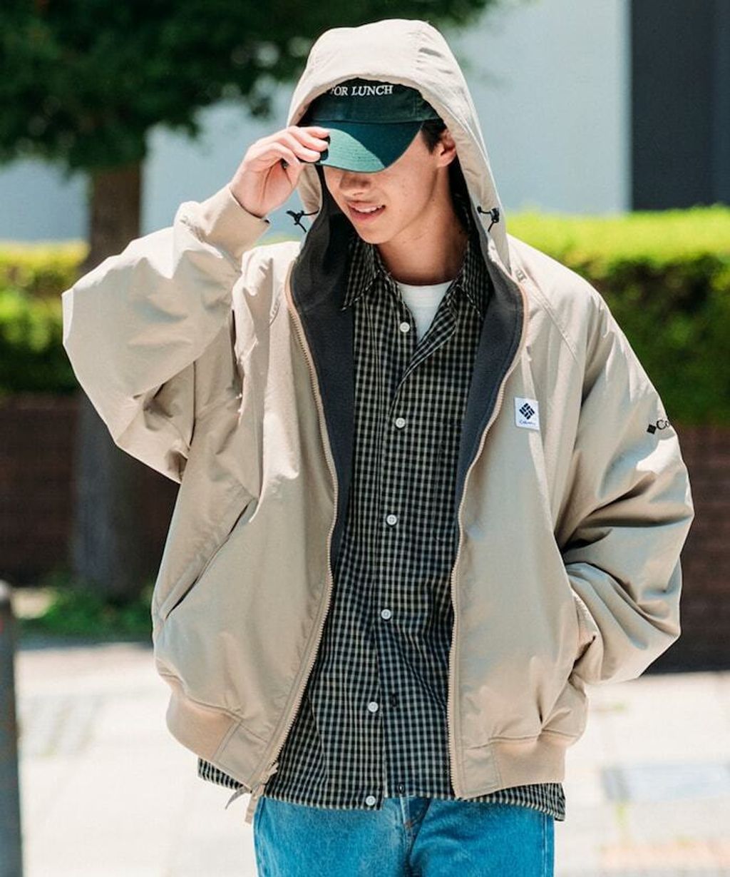 Columbia×FREAKS STORE 雙面兩穿連帽刷毛外套_3