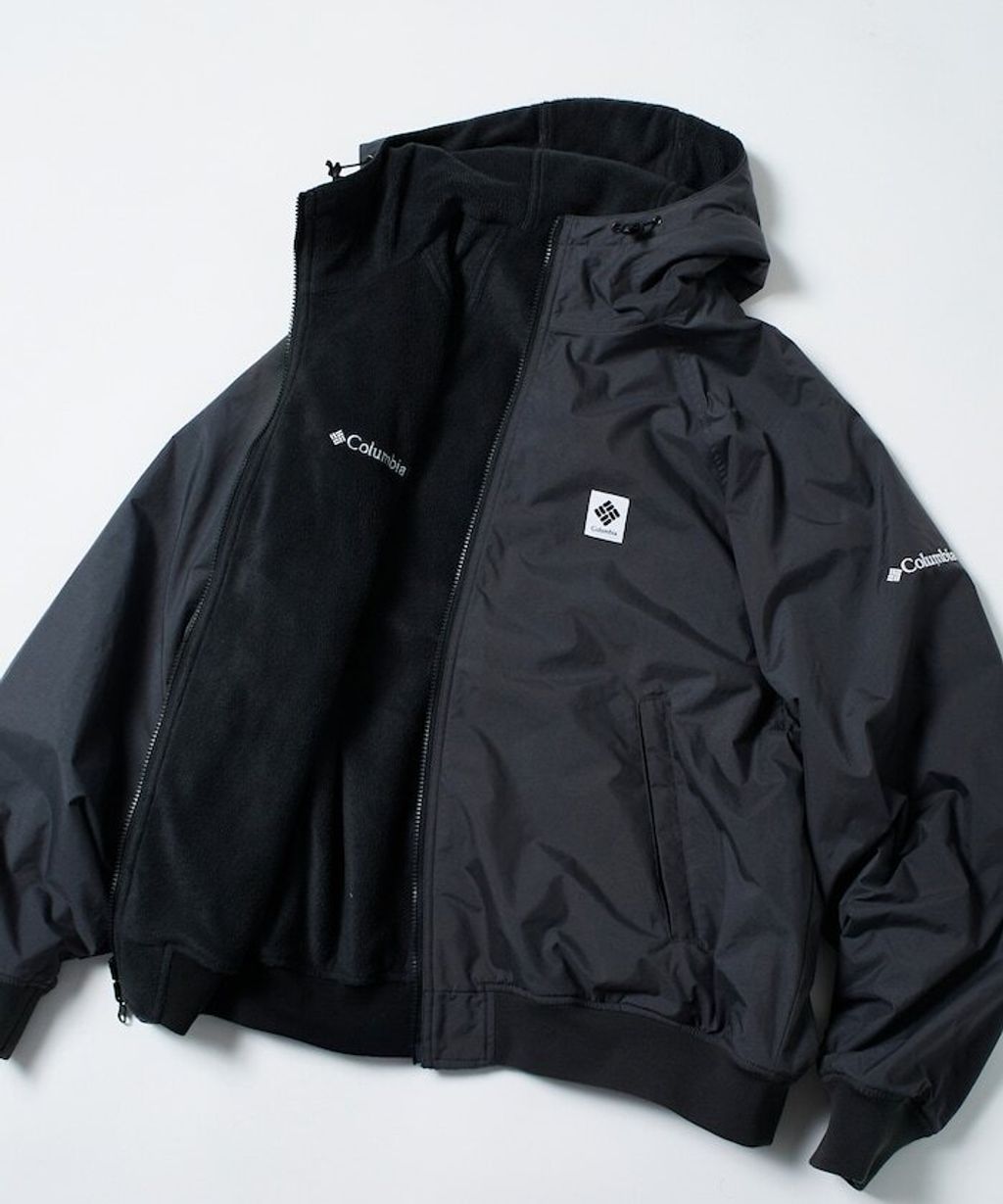Columbia×FREAKS STORE 雙面兩穿連帽刷毛外套_1