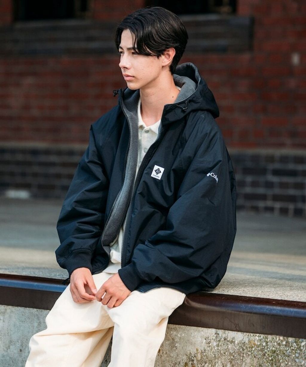 Columbia×FREAKS STORE 雙面兩穿連帽刷毛外套_34