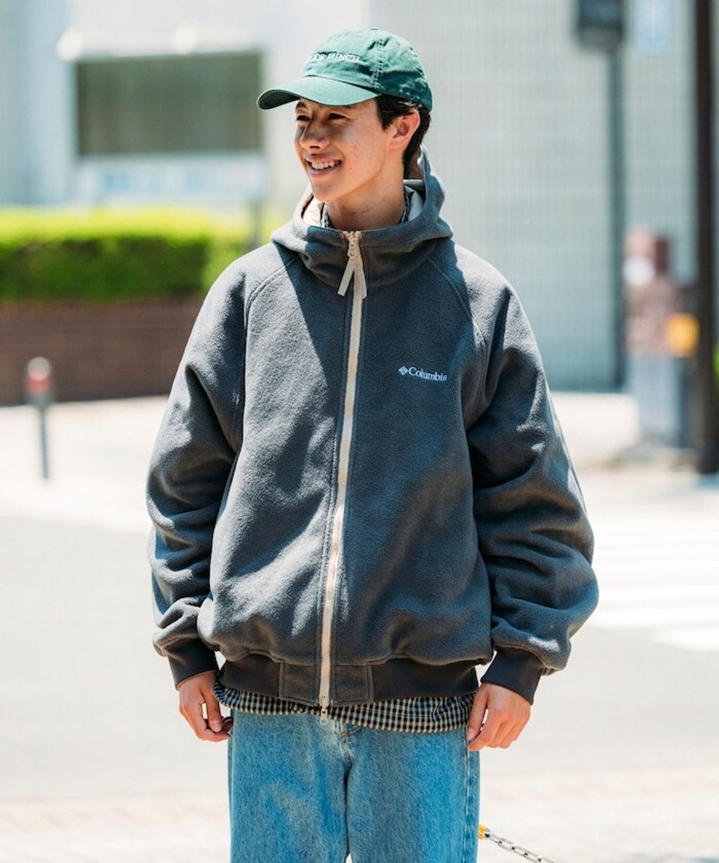 Columbia×FREAKS STORE 雙面兩穿連帽刷毛外套_22