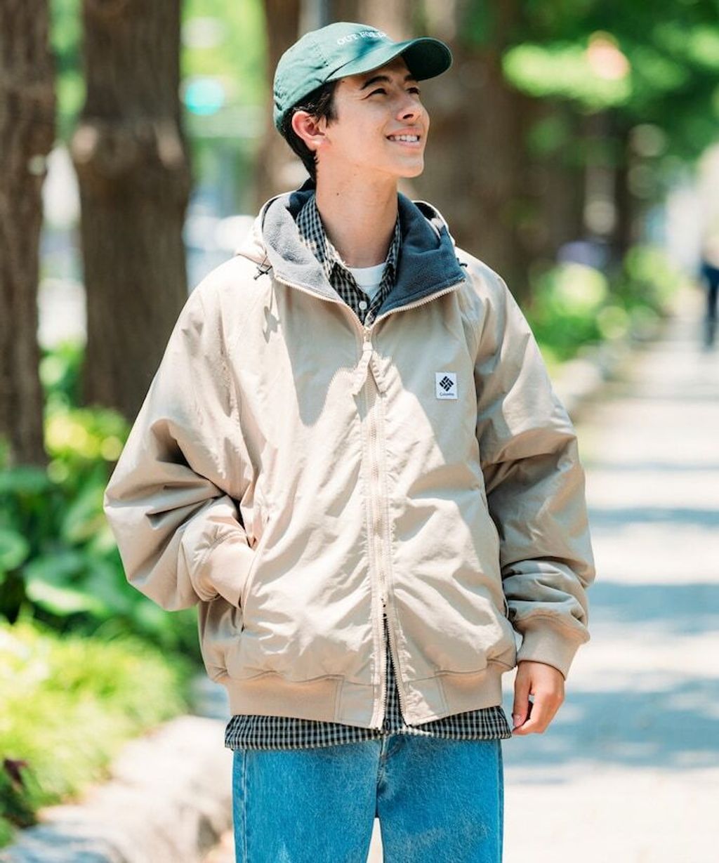 Columbia×FREAKS STORE 雙面兩穿連帽刷毛外套_19