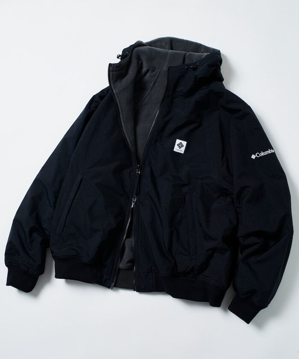 Columbia×FREAKS STORE 雙面兩穿連帽刷毛外套_5