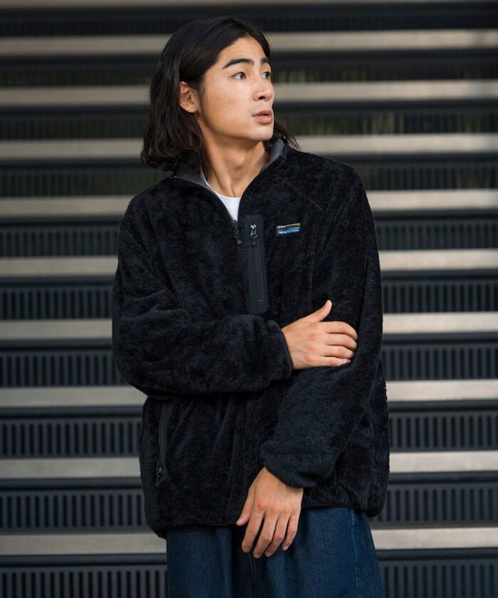 FREAKS STORE 寬版尼龍刷毛雙面兩穿外套_50