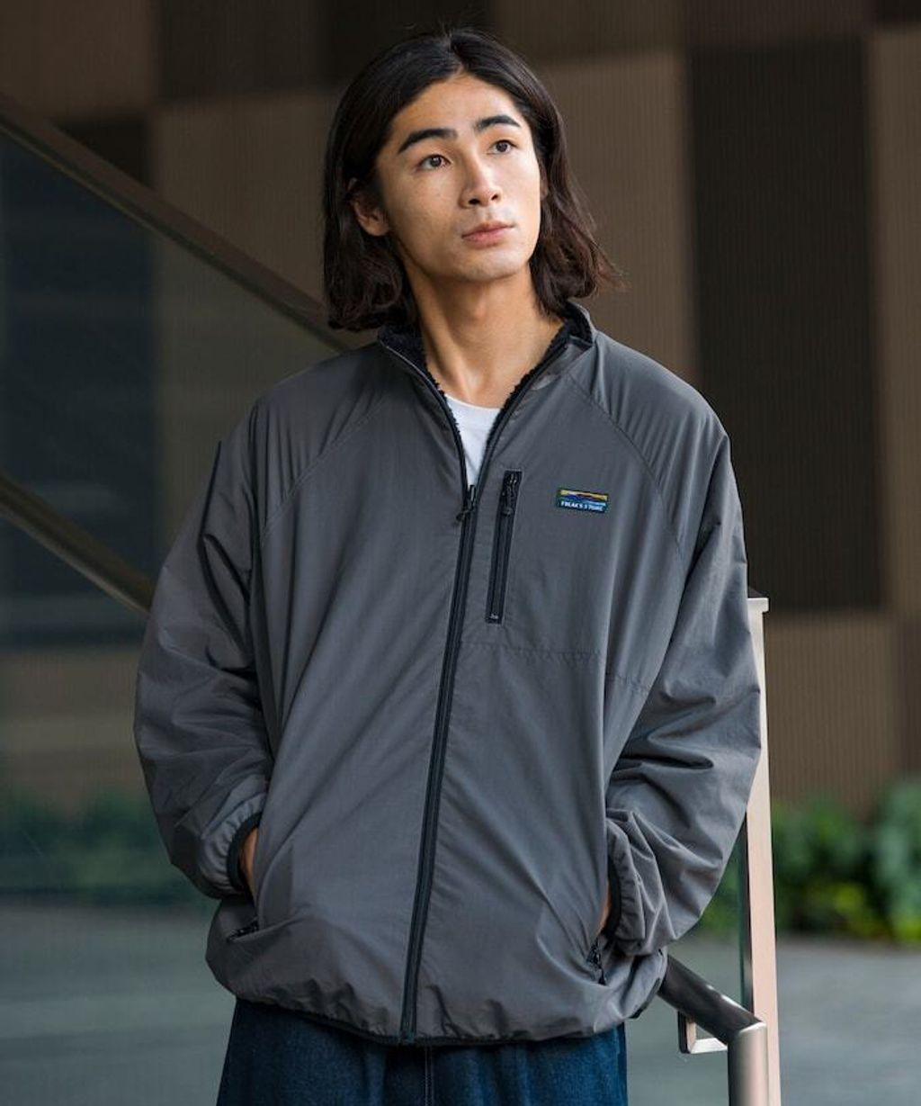 FREAKS STORE 寬版尼龍刷毛雙面兩穿外套_46