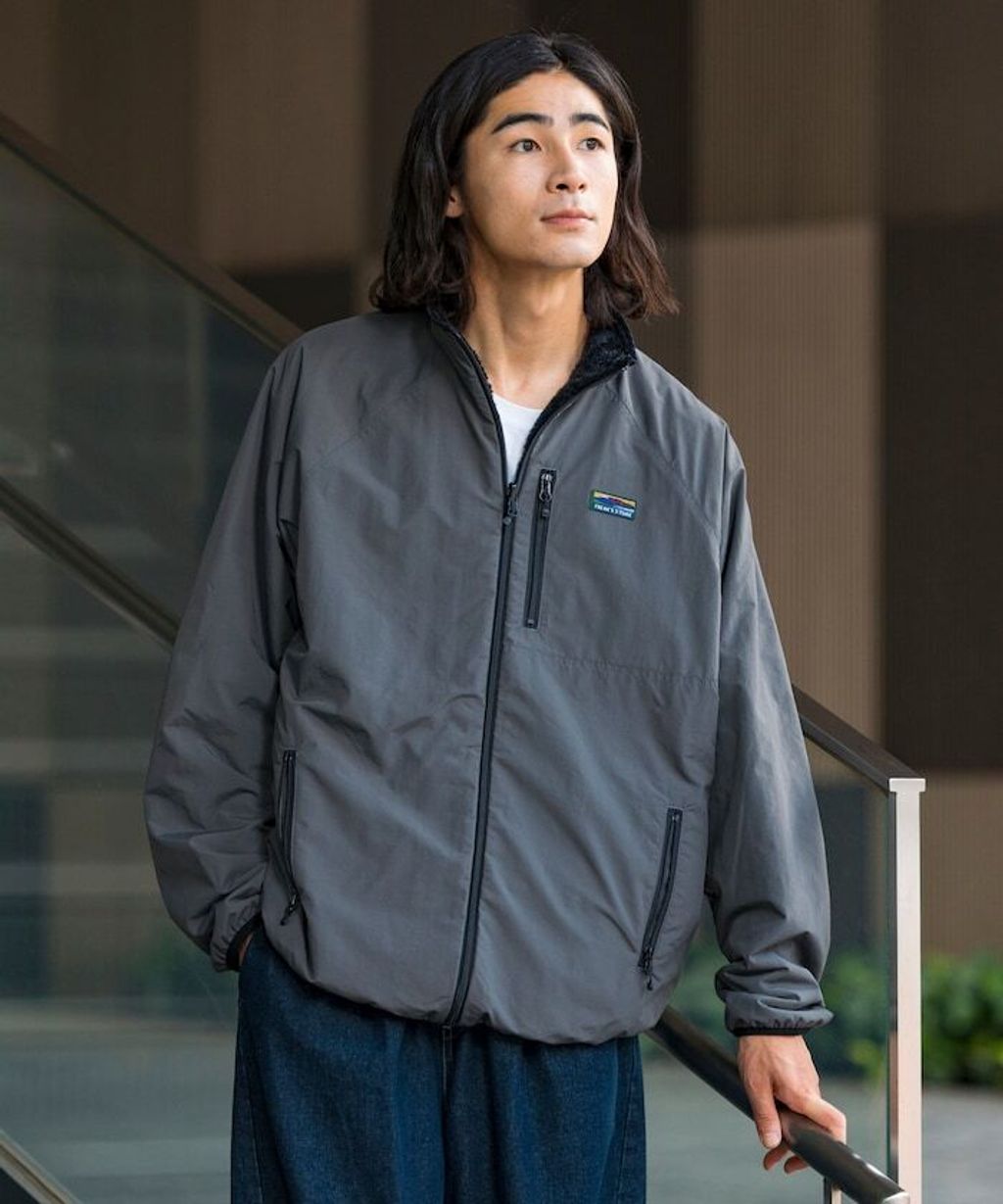 FREAKS STORE 寬版尼龍刷毛雙面兩穿外套_43