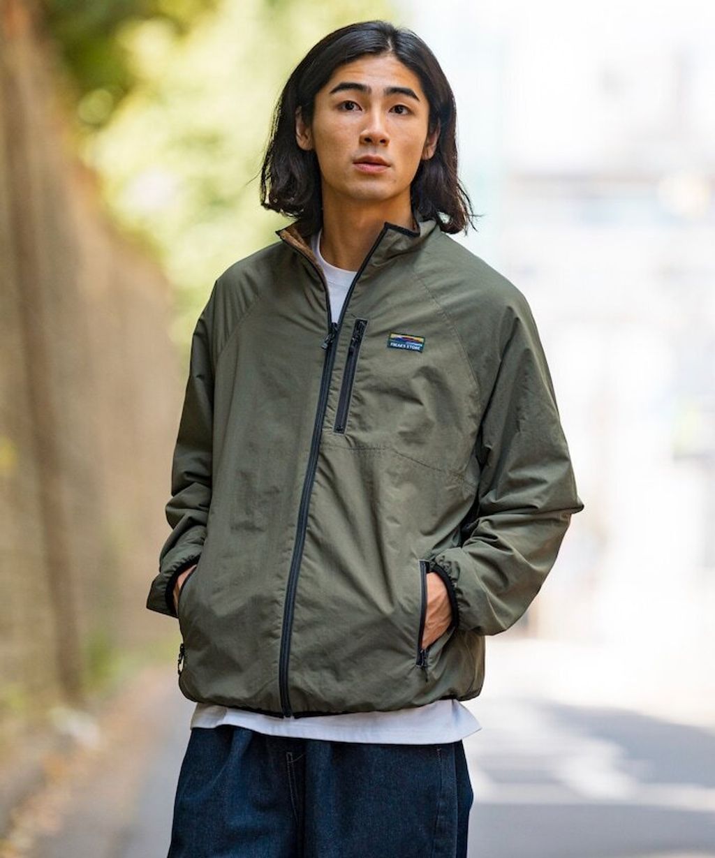 FREAKS STORE 寬版尼龍刷毛雙面兩穿外套_34