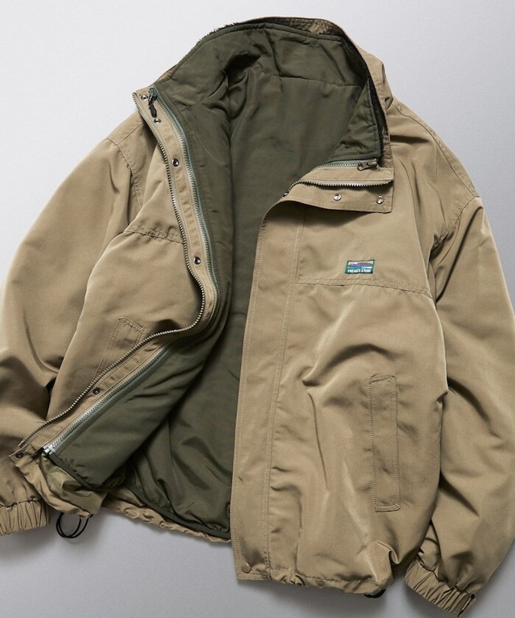 FREAKS STORE 4WAY雙面內裡可拆式立領外套（附刷毛內裡）一套兩入_3