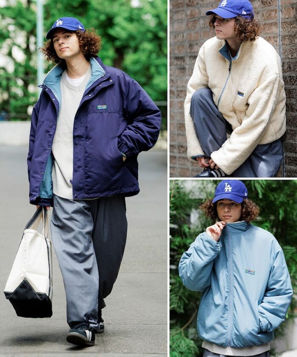FREAKS STORE 4WAY雙面內裡可拆式立領外套（附刷毛內裡）一套兩入_5
