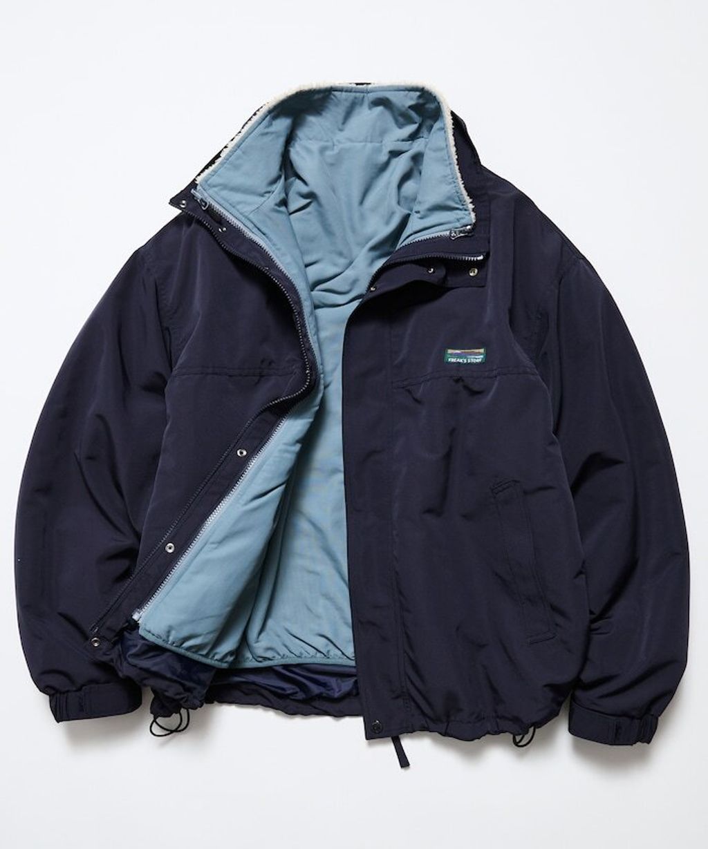 FREAKS STORE 4WAY雙面內裡可拆式立領外套（附刷毛內裡）一套兩入_40