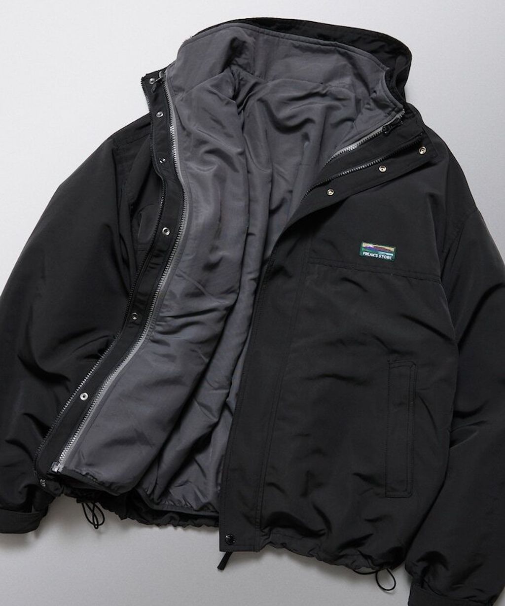 FREAKS STORE 4WAY雙面內裡可拆式立領外套（附刷毛內裡）一套兩入_30