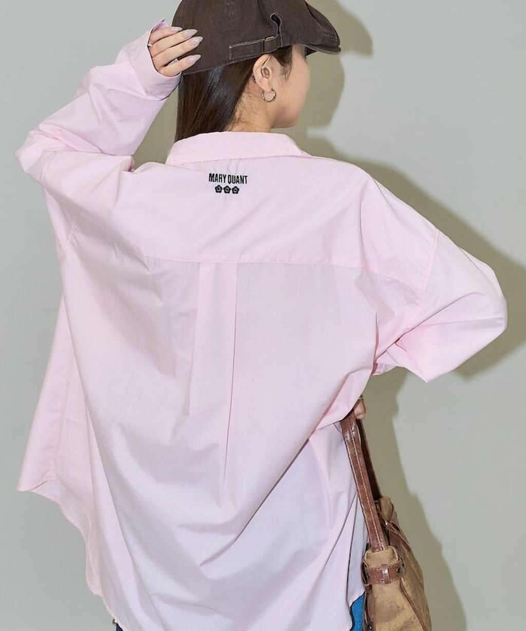 MARY QUANT × FREAKS STORE 刺繡logo長袖襯衫_6