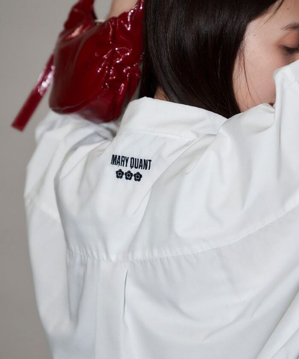 MARY QUANT × FREAKS STORE 刺繡logo長袖襯衫_1
