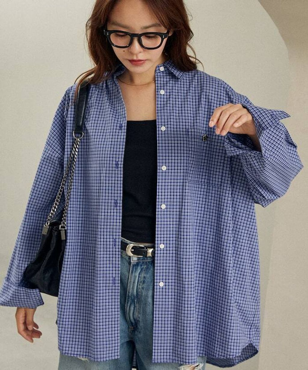MARY QUANT × FREAKS STORE 刺繡logo長袖襯衫_14