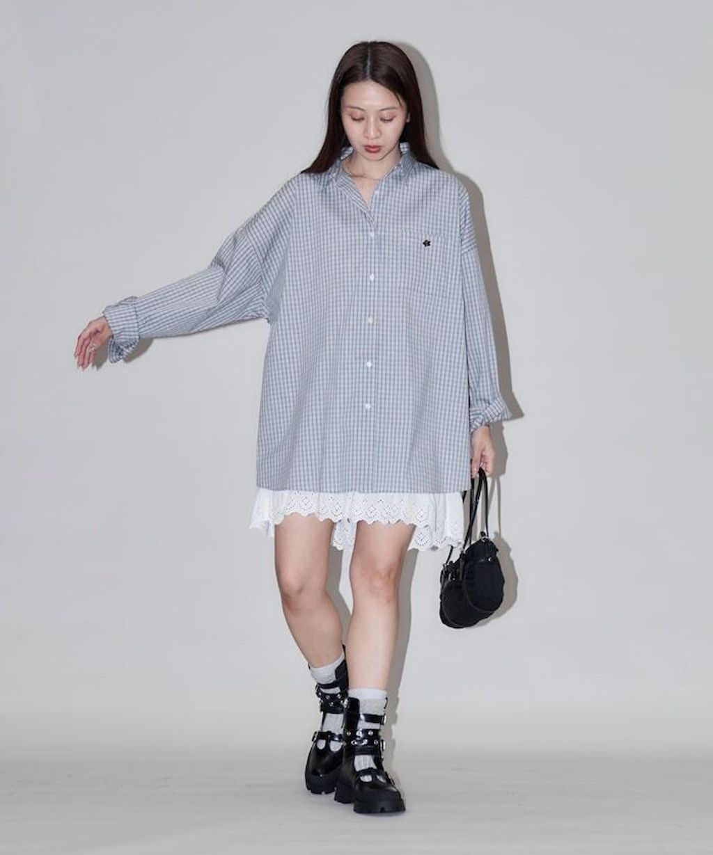 MARY QUANT × FREAKS STORE 刺繡logo長袖襯衫_47