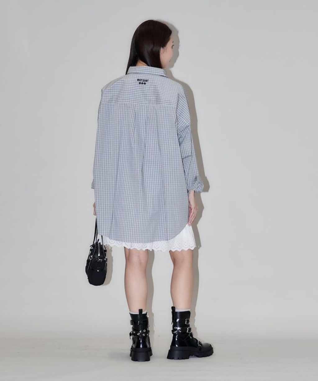 MARY QUANT × FREAKS STORE 刺繡logo長袖襯衫_48
