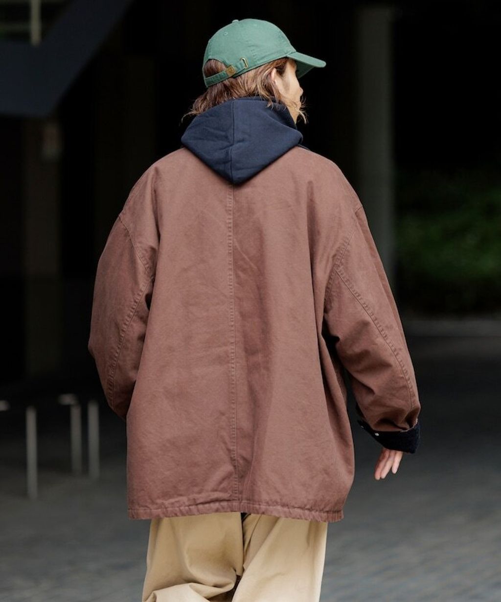 FREAKS STORE 寬鬆版型燈芯絨拼接Duck Coverall工裝夾克_36
