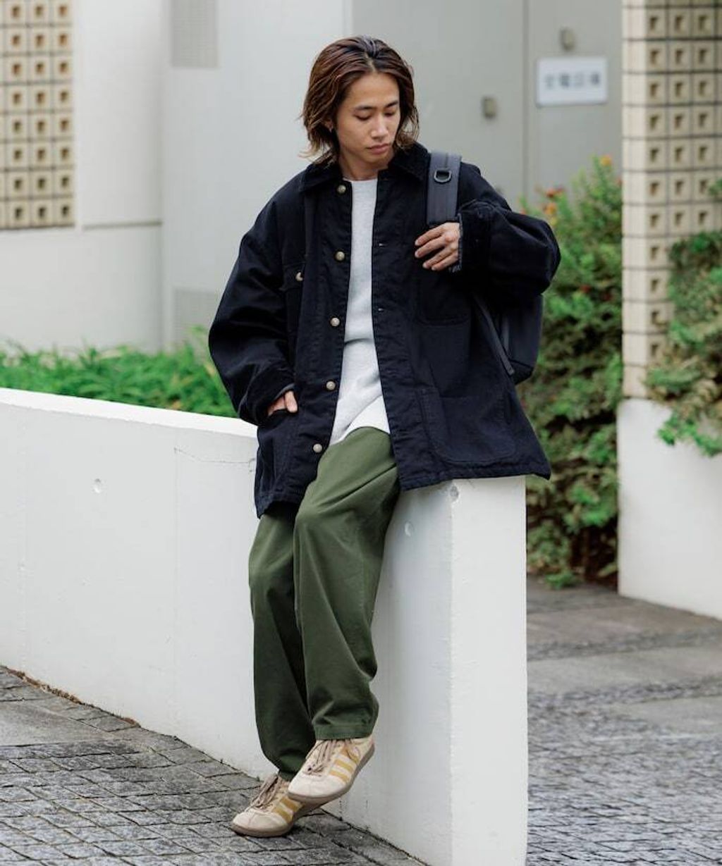 FREAKS STORE 寬鬆版型燈芯絨拼接Duck Coverall工裝夾克_39