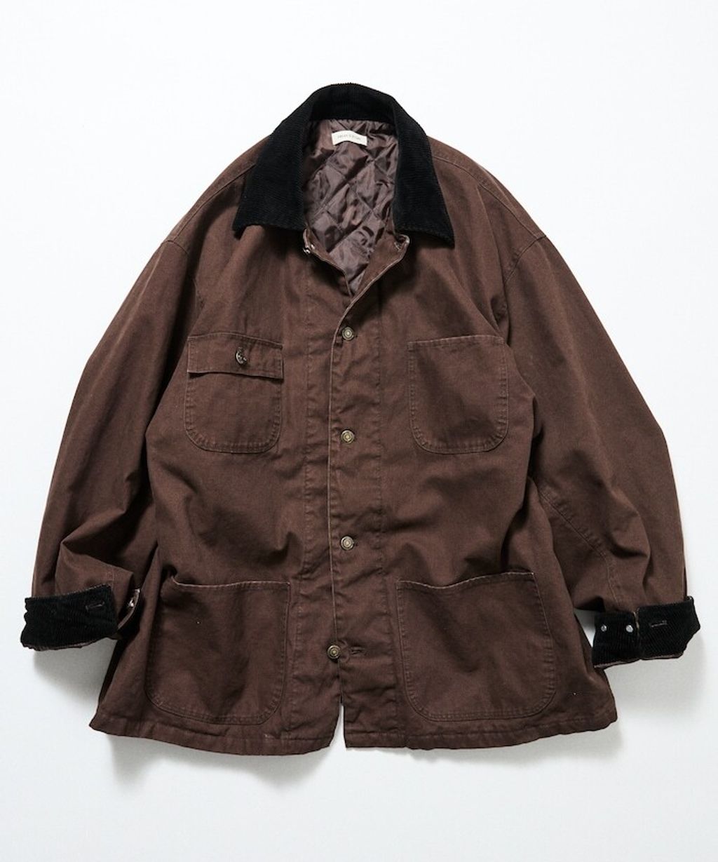 FREAKS STORE 寬鬆版型燈芯絨拼接Duck Coverall工裝夾克_25
