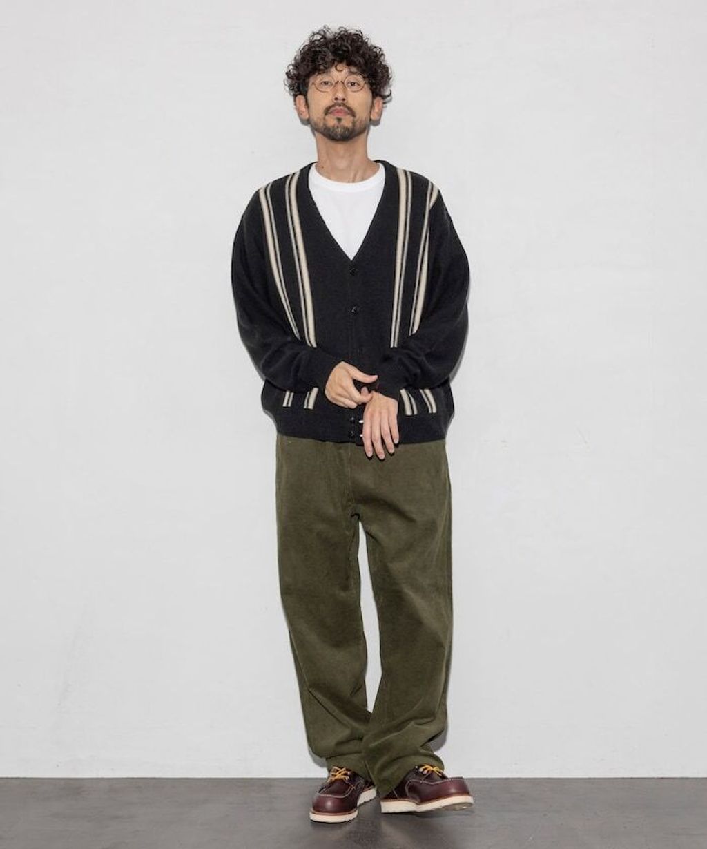 FREAKS STORE 別注款麻花針織條紋開襟衫_20