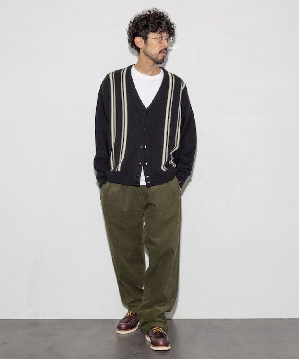 FREAKS STORE 別注款麻花針織條紋開襟衫_18