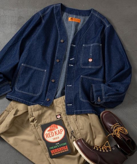 RED KAP × FREAKS STORE 別注款ENGINEER JKT中厚磅工裝外套_1