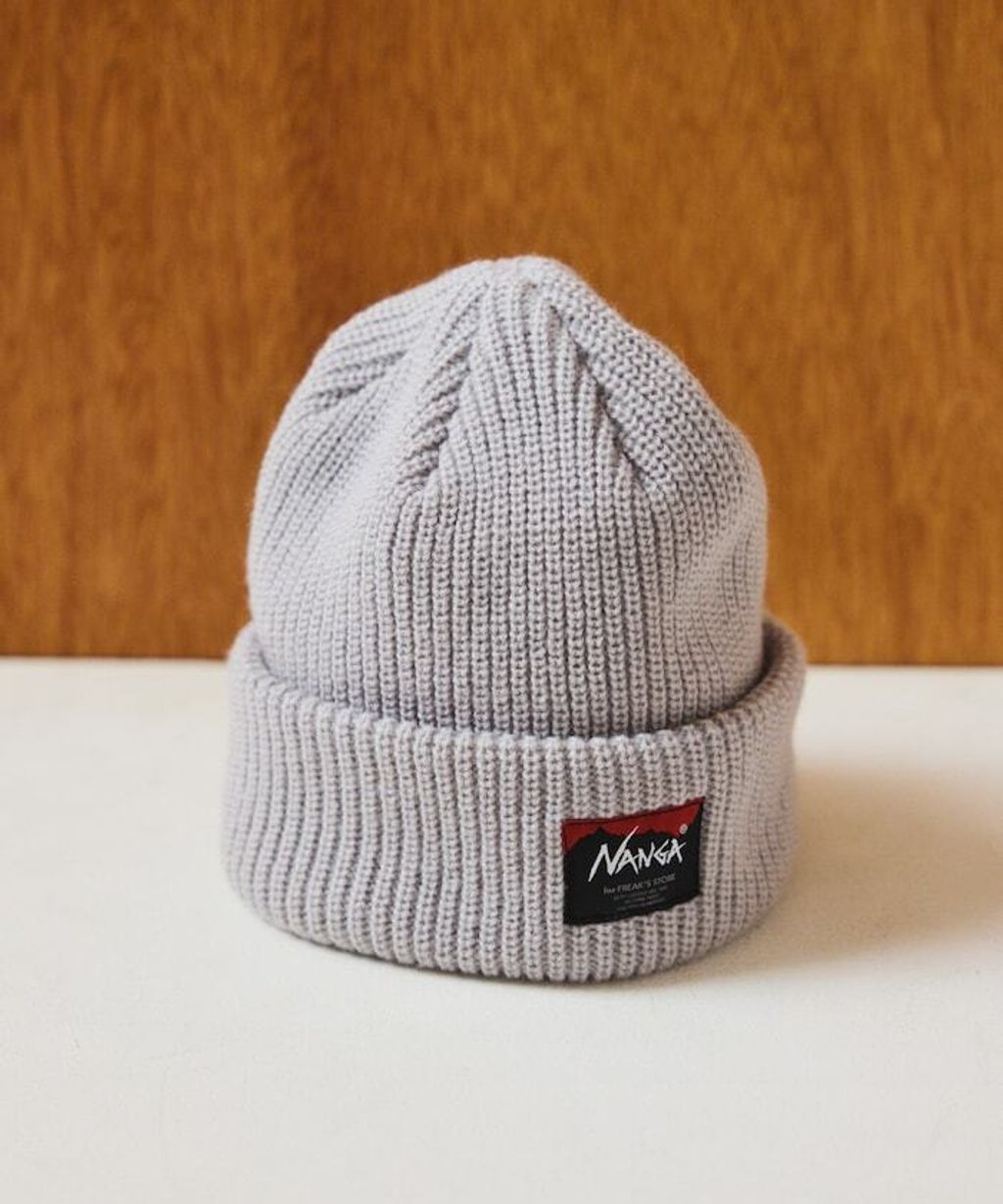NANGA × FREAKS STORE BOX LOGO 厚針織結構毛帽_10