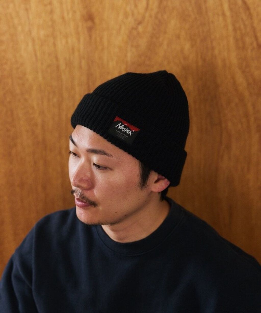 NANGA × FREAKS STORE BOX LOGO 厚針織結構毛帽_9