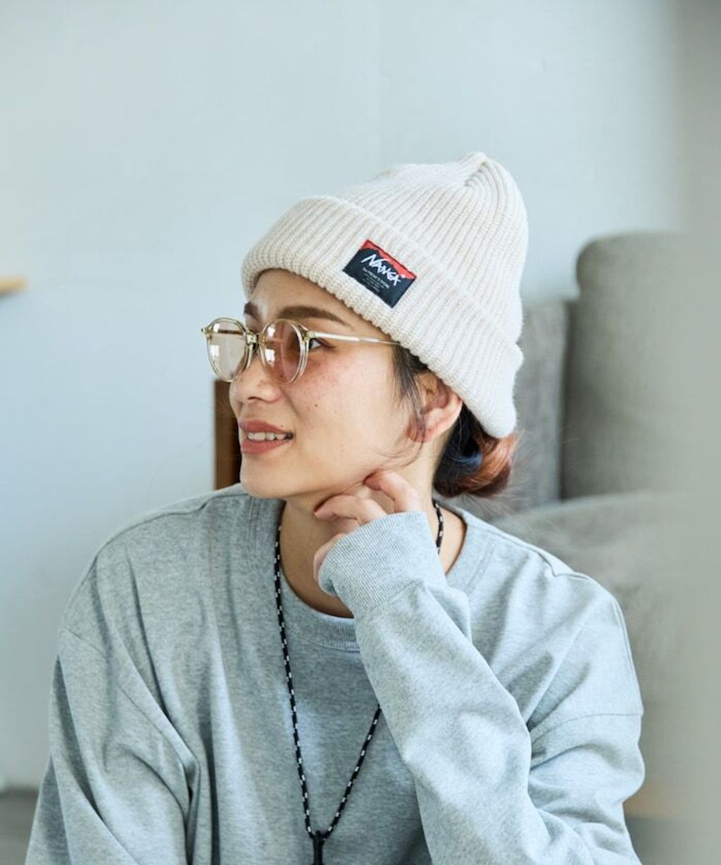 NANGA × FREAKS STORE BOX LOGO 厚針織結構毛帽_6