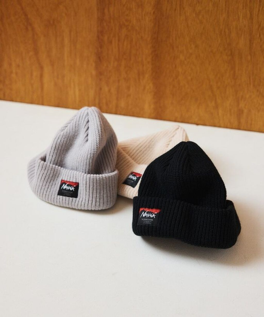 NANGA × FREAKS STORE BOX LOGO 厚針織結構毛帽_32