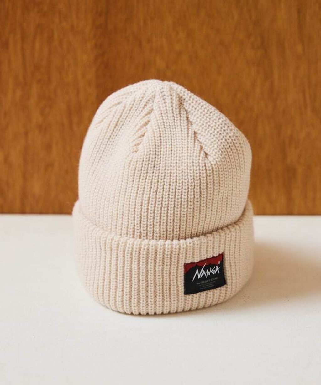 NANGA × FREAKS STORE BOX LOGO 厚針織結構毛帽_11
