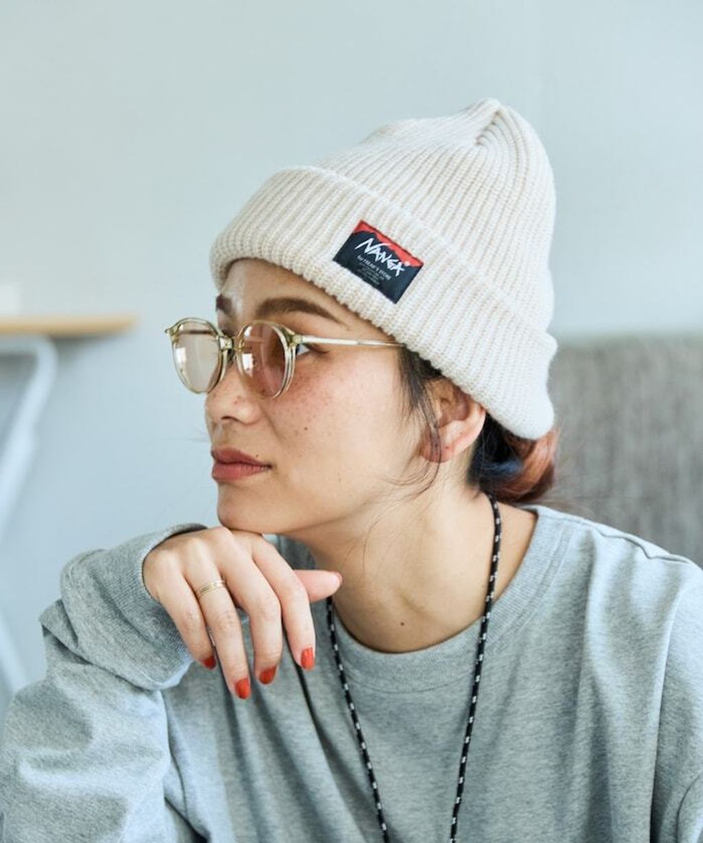 NANGA × FREAKS STORE BOX LOGO 厚針織結構毛帽_19