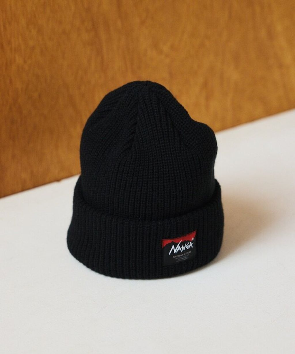 NANGA × FREAKS STORE BOX LOGO 厚針織結構毛帽_21
