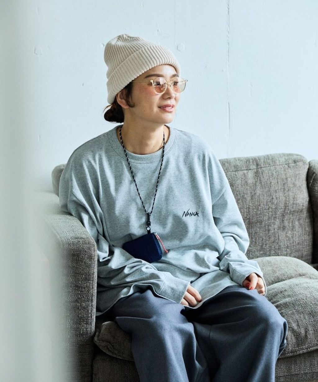 NANGA × FREAKS STORE BOX LOGO 厚針織結構毛帽_15