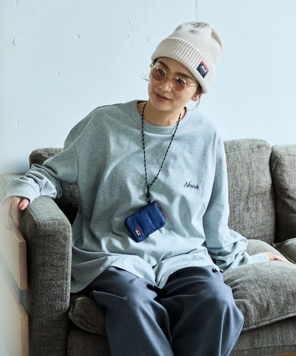 NANGA × FREAKS STORE BOX LOGO 厚針織結構毛帽_16