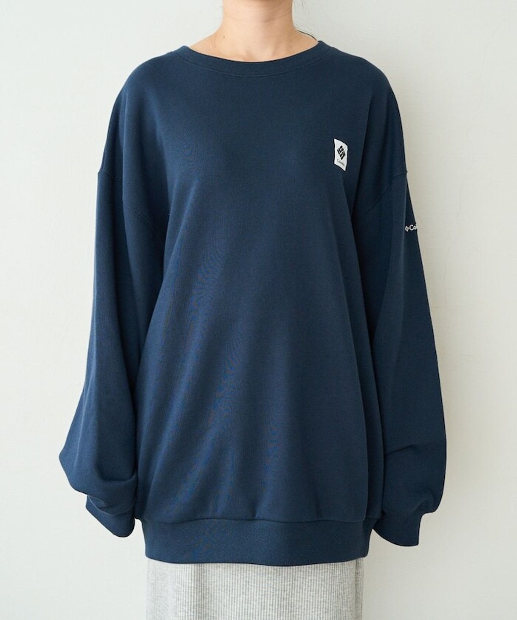 Columbia×FREAKS STORE IMPERIAL PARK寬鬆版型刺繡Logo裏刷毛大學T_50
