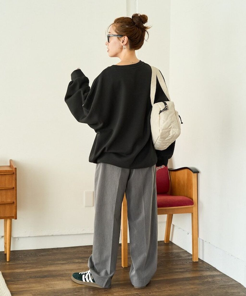 Columbia×FREAKS STORE IMPERIAL PARK寬鬆版型刺繡Logo裏刷毛大學T_25