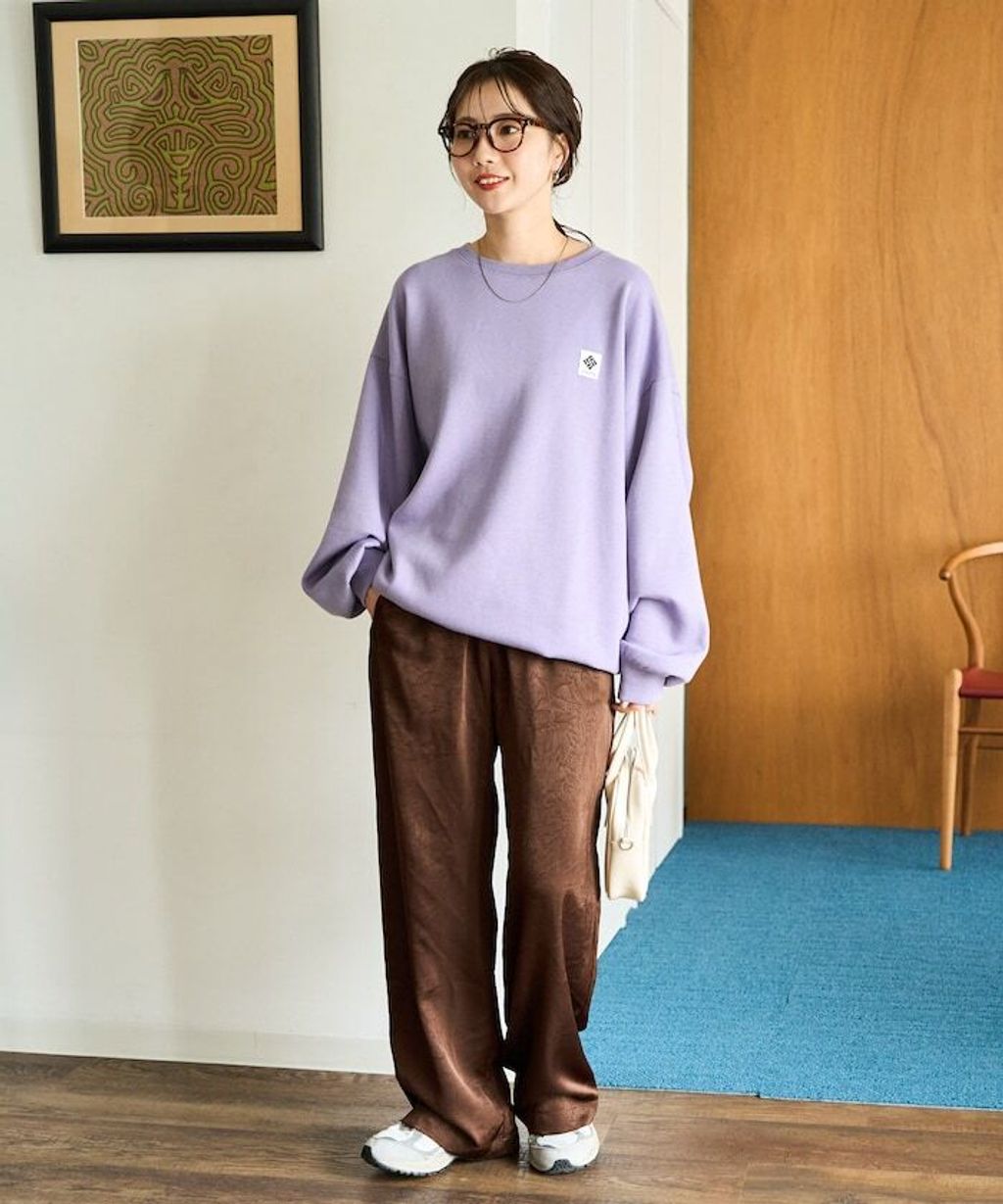 Columbia×FREAKS STORE IMPERIAL PARK寬鬆版型刺繡Logo裏刷毛大學T_33