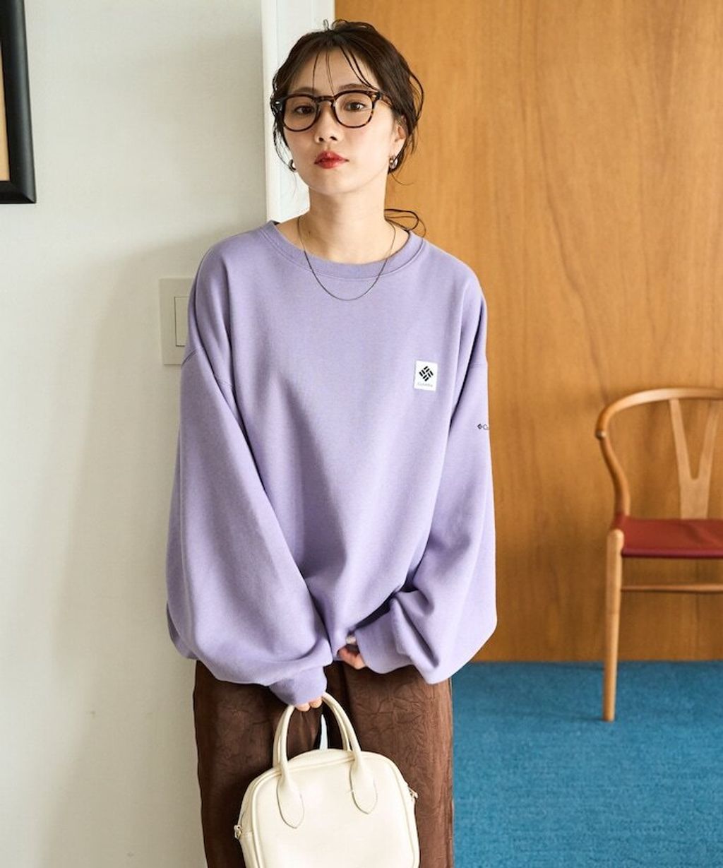 Columbia×FREAKS STORE IMPERIAL PARK寬鬆版型刺繡Logo裏刷毛大學T_4
